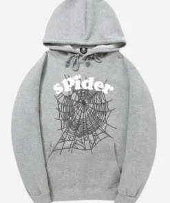 Grey Spider Hoodie