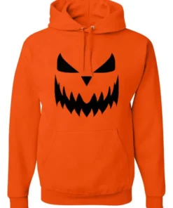 Halloween Pumpkin Face Hoodie