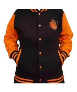 Halloween Pumpkin Patch Varsity Jacket