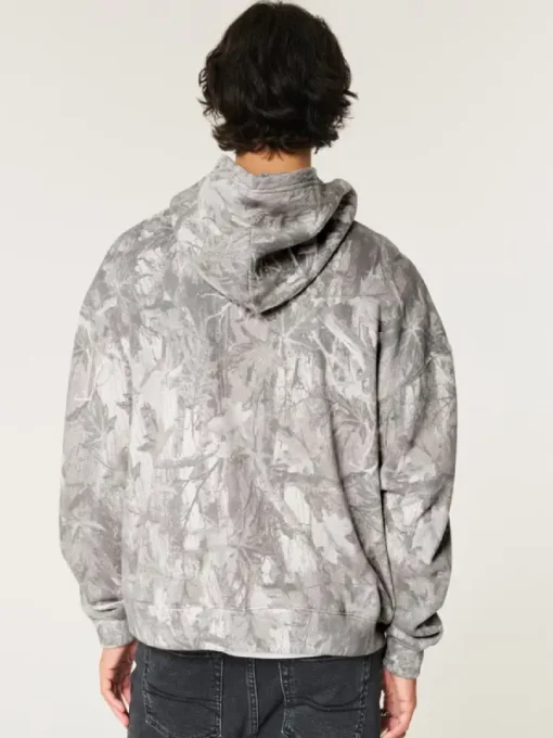 Hollister Camo Boxy Hoodie