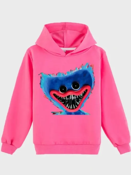 Huggy Wuggy Pink Hoodie