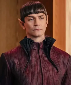 James Frain Star Trek Discovery Maroon Coat