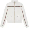 Jeff Goldblum 2024 White Track Jacket