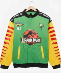 Jurassic Park Jeep Racing Bomber Jacket