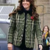 Kate Middleton Quilted Plaid Jacket