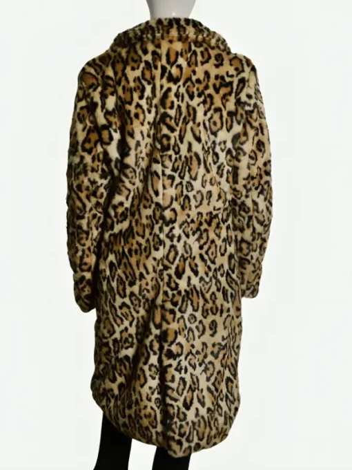 Kelly Reilly Yellowstone Cheetah Coat Back