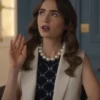 Lily Collins Emily In Paris S02 Vest