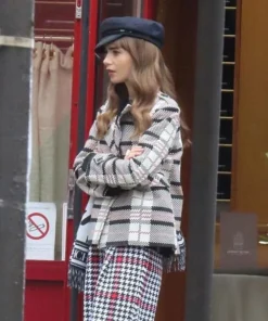 Lily Collins Emily In Paris S3 Jacket