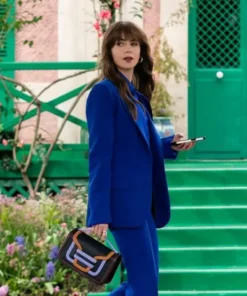 Lily Collins Emily In Paris Series S04 Suit