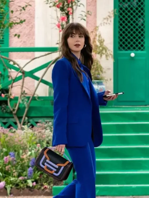 Lily Collins Emily In Paris Series S04 Suit