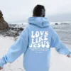 Love Like Jesus Blue Hoodie