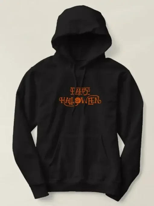 Orange Happy Halloween Hoodie