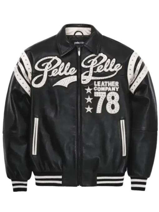 Pelle Pelle Varsity Leather Jacket