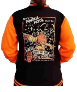 Pumpkin Patch Halloween Varsity Jacket