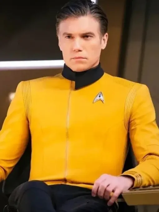 Star Trek Captain Christopher Pike Yellow Jacket