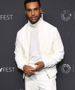 Trendy Emily in Paris S03 Lucien Laviscount White Jacket