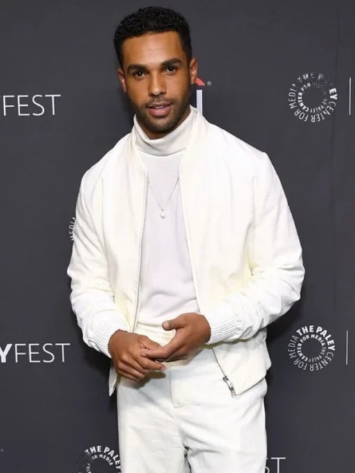 Trendy Emily in Paris S03 Lucien Laviscount White Jacket