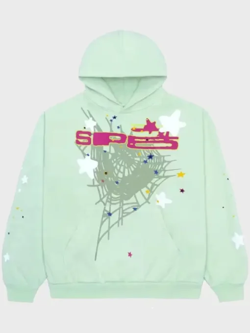 Trendy Unisex Sp5der SP5 Mint 2024 Hoodie