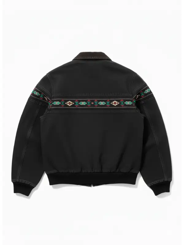 Vintage Aztec 90's Bomber Jacket