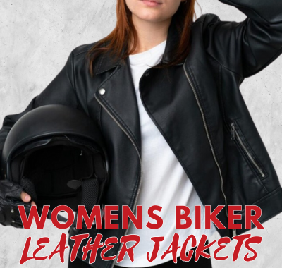 Women's Bikers Leathers Jackets Banners