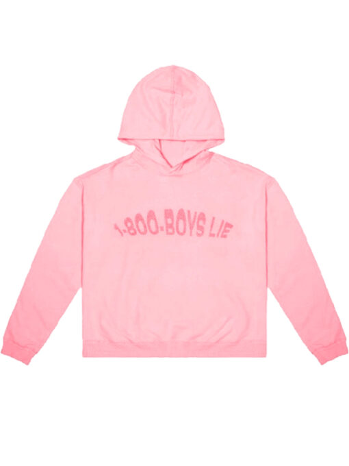 1-800-Boys-Lie-Pink-Hoodie