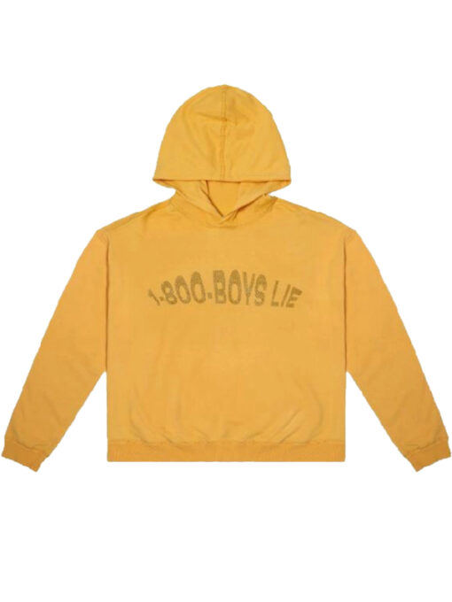 1-800-Boys-Lie-Yellow-Hoodie