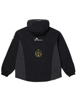2023 T1 Uniform Worlds Black Jacket Back