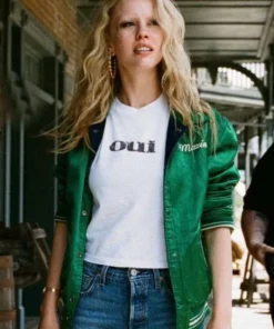 2024 Mia Goth Varsity Jacket