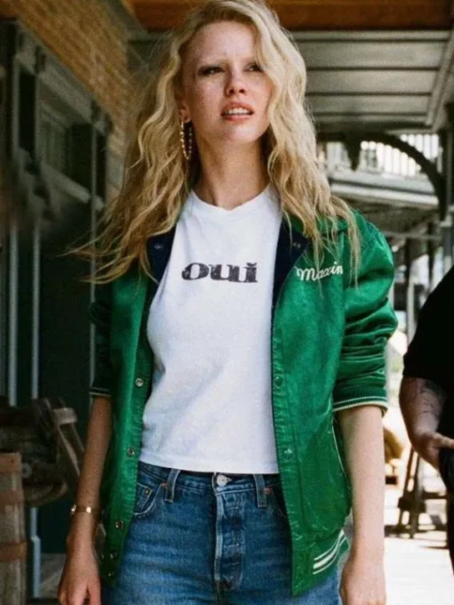 2024 Mia Goth Varsity Jacket