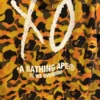 BAPE x XO Shark Orange Hoodie