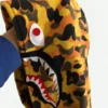 BAPE x XO Shark Pullover Hoodie Orange Detailing