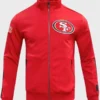 Bayley San Francisco 49ers Red Track Jacket