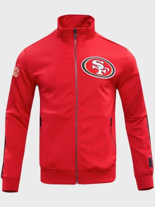 Bayley San Francisco 49ers Red Track Jacket