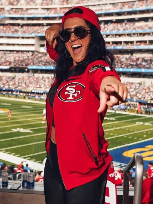 Bayley San Francisco 49ers Track Jacket