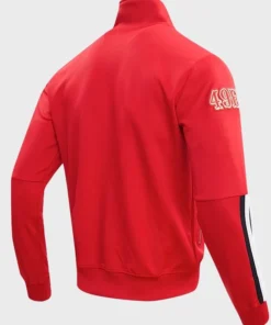 Bayley San Francisco 49ers Track Jacket Red