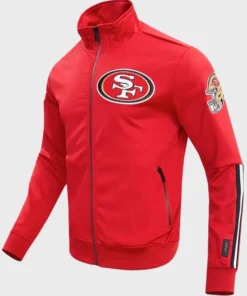 Bayley San Francisco 49ers Zip Up Track Jacket