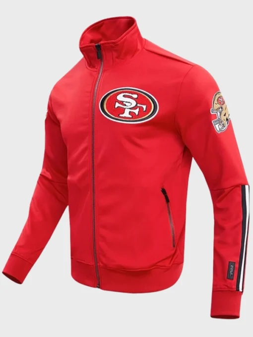 Bayley San Francisco 49ers Zip Up Track Jacket