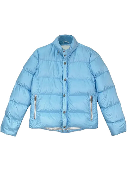 Chrome Hearts Puffer Light Blue Jacket