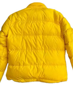 Chrome Hearts Puffer Yellow Jacket Back