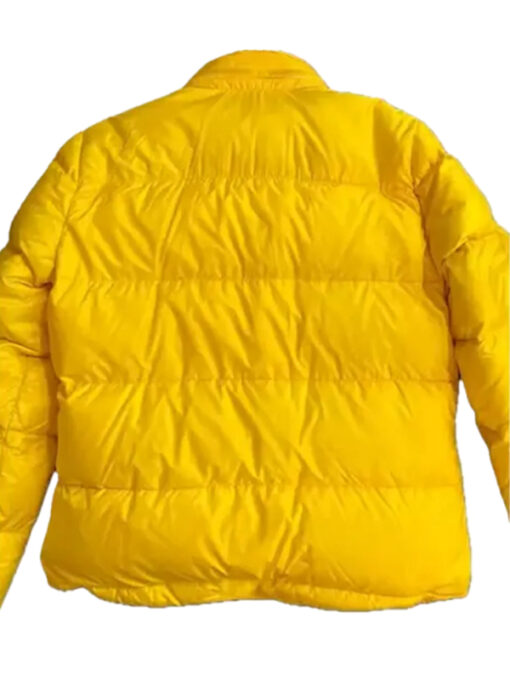 Chrome Hearts Puffer Yellow Jacket Back