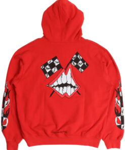 Chrome Hearts Red Hoodie