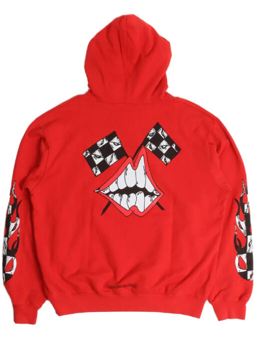 Chrome Hearts Red Hoodie