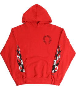 Chrome Hearts Red Hoodie Back