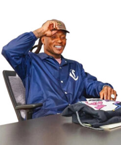 DeAndre Hopkins Celine Coach Jacket Blue