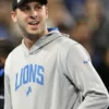 Detroit Lions Jared Goff Grey Hoodie