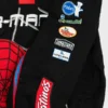 Disney Daytona 500 Spiderman Black Bomber Jacket