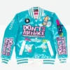 Dont Be a Menace Blue Varsity Jacket