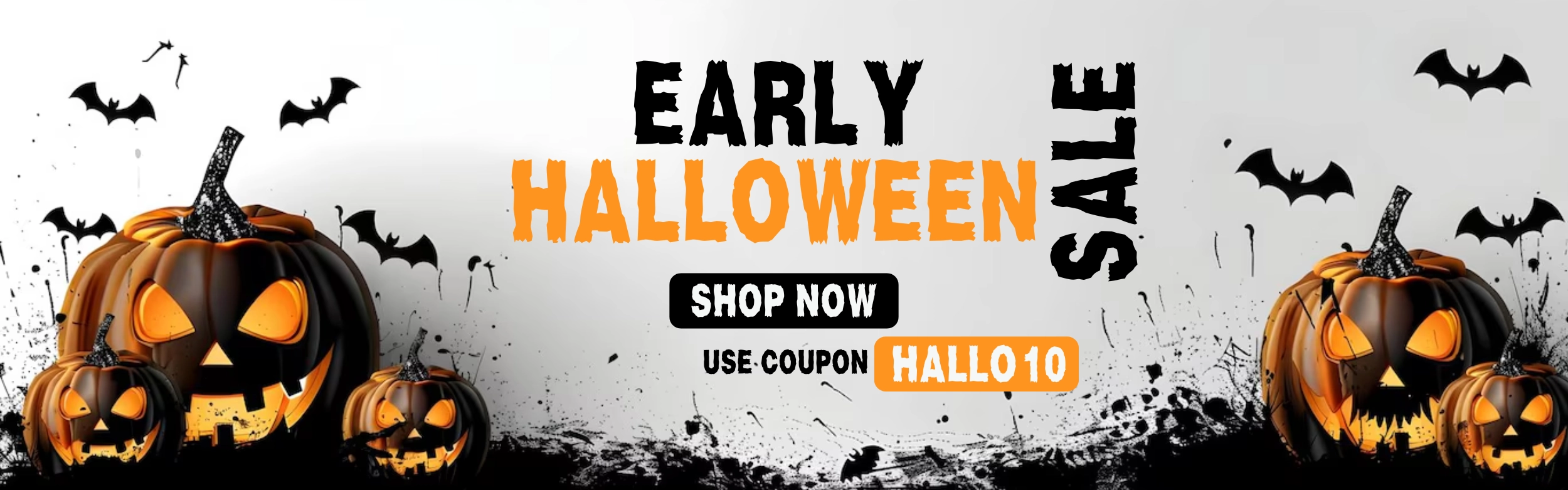 Early Hlloween Sale Happy (800 x 250 px)