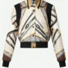 Emily Cooper Emily In Paris Chain Belt Bomber Jacket