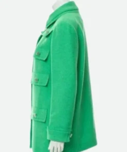 Emily Cooper Mid Length Green Coat